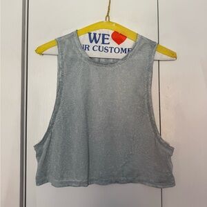 LULULEMON Light Blue Gray Active Tank Top